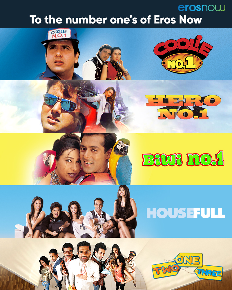 Presenting you the OG, the number one😎 Which one will you be binge-watching today? Watch these movies on #ErosNow today! #WatchOnErosNow #BollywoodMovie #SundayMood