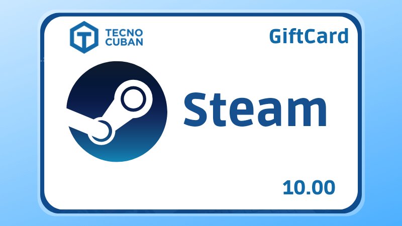 TecnoCuban's tweet photo. Nuevo Servicio Desbloqueado 🎉

✅ Ya puedes acceder a tarjetas de Regalos de Steam, para que puedas disfrutar de los servicios de una de las mayores tiendas de videojuegos 🎮 del mundo 🌎

👉🏻 https://t.co/13UXoWuSpk https://t.co/HNNRJGooNk