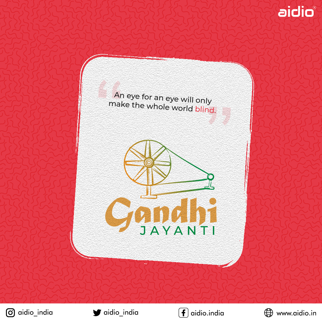 aidio_india's tweet photo. Let's #celebrate Gandhi Jayanti by honouring and paying #tribute to the great soul.

#gandhijayanti https://t.co/lEhi48HjLL