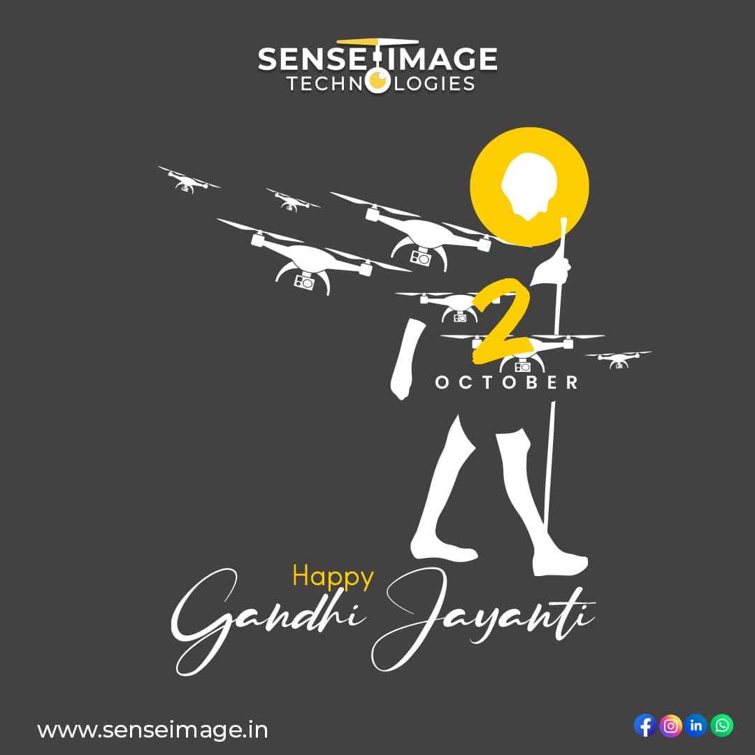 Senseimage_tech's tweet image. “Be the change you wish to see in the world”  
-Mahatma Gandhi 

A salute to the man who led us to the Freedom of thoughts, words and action ! 

Happy Gandhi Jayanti.
.
senseimage.in
.
#gandhijayanti #mahatmagandhi #gandhi  #gandhiji #gandhiquotes #october  #senseimage