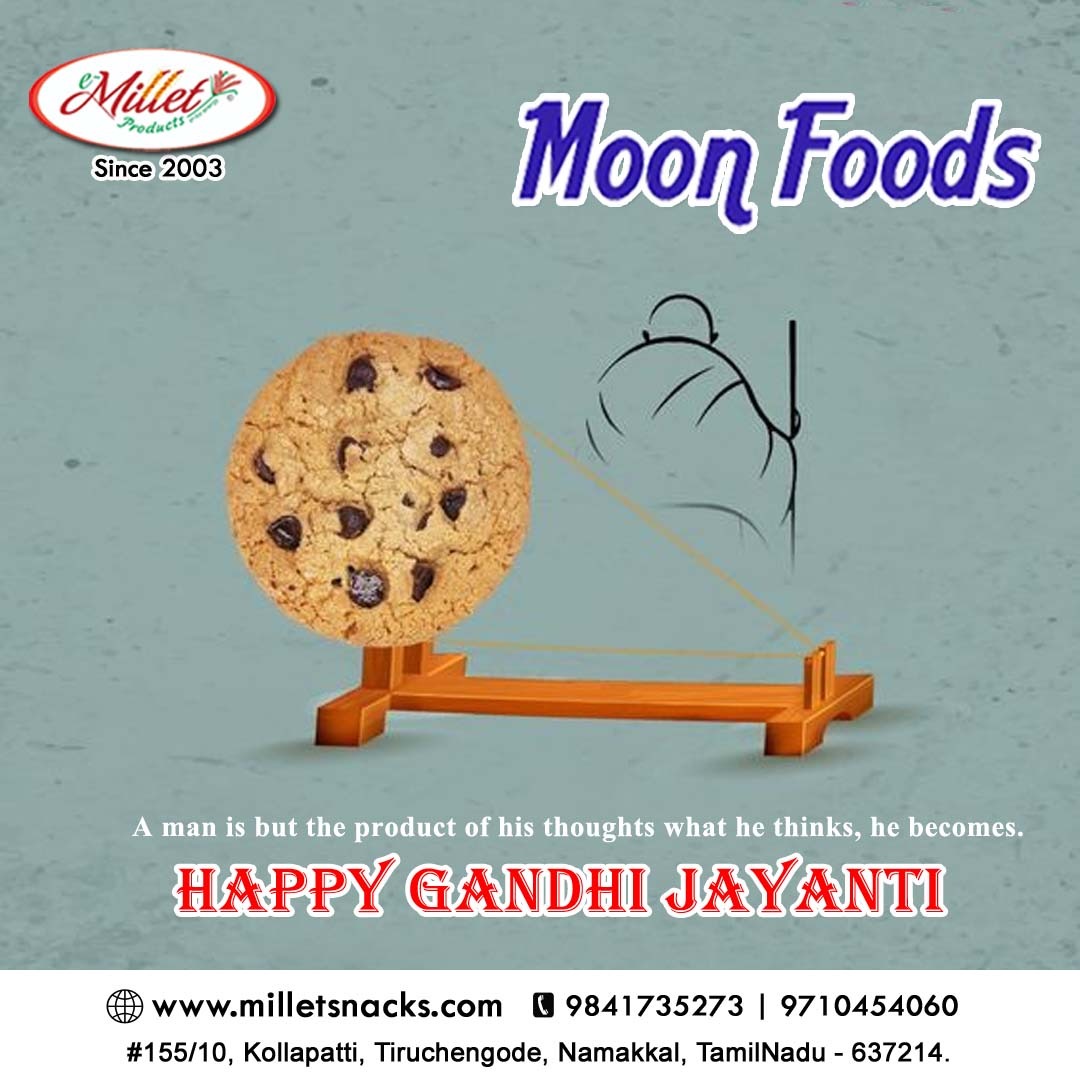 Milletsnacks's tweet photo. Happy Gandhi Jayanti @Milletsnacks

#gandhijayanti #happyandhijayanti #independencefighter #healthysnacks #healthtsnacksforwealthylife #emillet #moonfoods #milletmanufacturer #milletsnacksmanufacturer https://t.co/AfX8RzYUd6