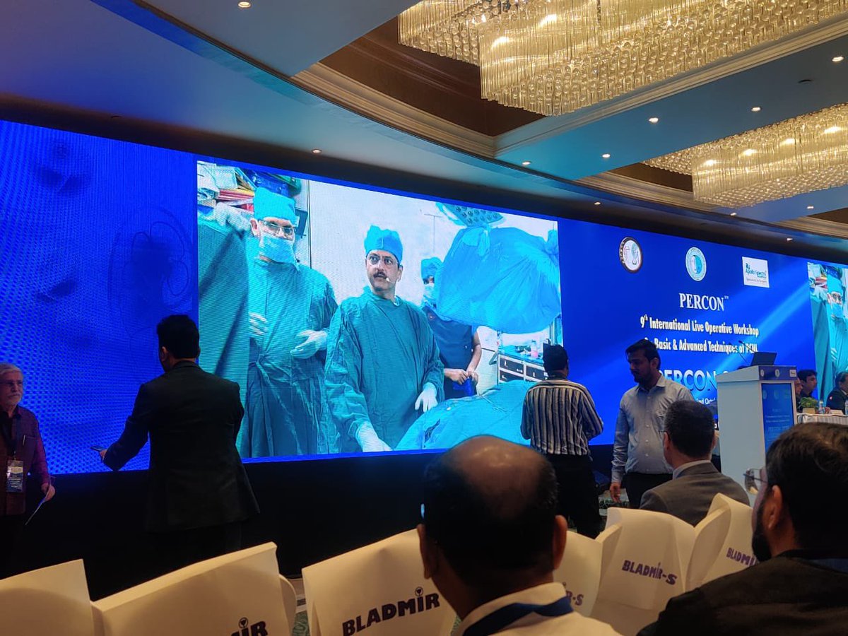 drabhaymahajan's tweet photo. Was happy to demonstrate Mini-PCNL surgery with Thulium Fiber Laser during live operative international workshop on PCNL, โPercon 2022โ at Delhi. Thank you S.K. Pal sir for the opportunity. More than 500 Urologist attended the workshop.Also enjoyed the Supine vs Prone PCNL debate https://t.co/VRQoNF8qXp