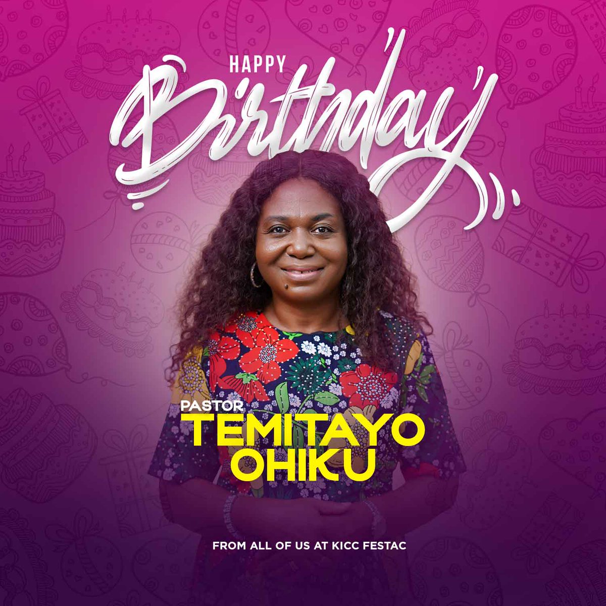 KICCFESTAC's tweet photo. The words of your mouth have continued to nurture us through the storms of life.

We are blessed because of your existence. 

We are glad to have you as our Pastor. 

God's blessings always as you mark another milestone.

Happy birthday Pastor Tayo.

From all of us @KICC FESTAC https://t.co/KirxcG1DQG