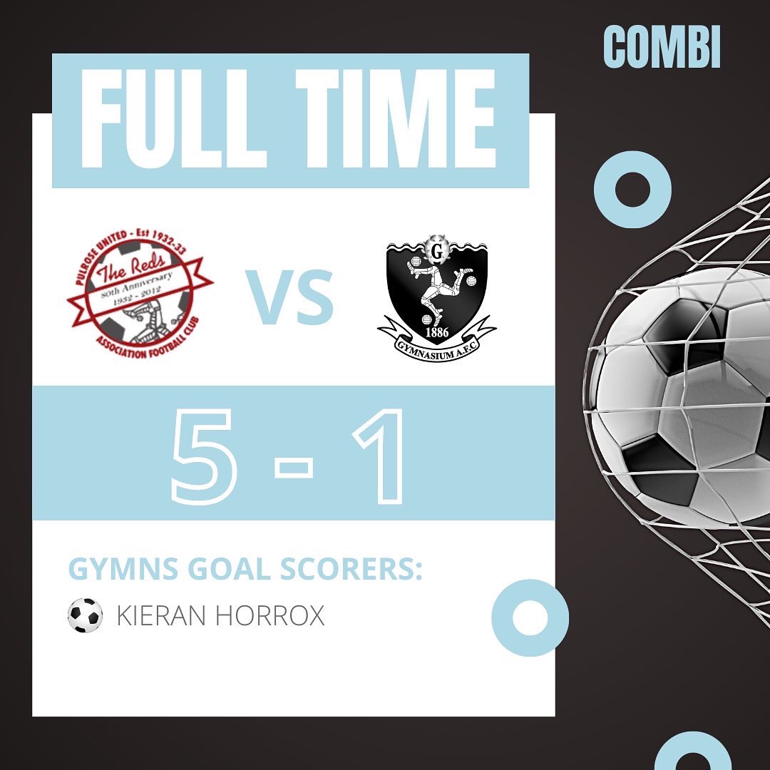 ⚽️ MATCH RESULT ⚽️ 

Kieran Horrox converts a second-half penalty to provide a consolation goal for combi this weekend. Hopefully better results to come for the combi after a tough start.
