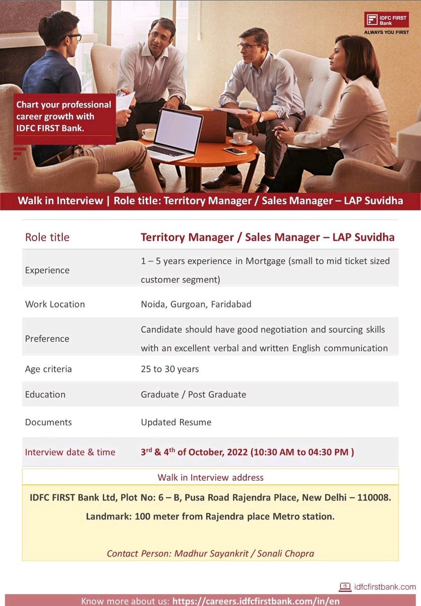 Hiring - Territory Manager/ Sales Manager

#youngrushindia #recruitment #opportunity #freshersjob #fresher #hiring #internship

For more latest Internship &amp; Freshers Job opportunity visit youngrush.com