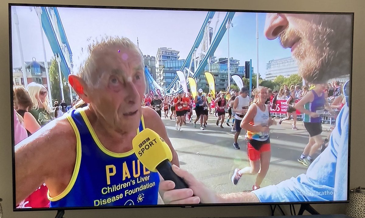 Well done to “Paul” running in aid of <a href="/tweetcldf/">CLDF</a> Children’s Liver Disease Foundation and raising the profile of a worthy cause. Your grandson, my son, and many others are testament to the work they do and the research that they fund. Good luck #bbcmarathon #tcslondonmarathon2022