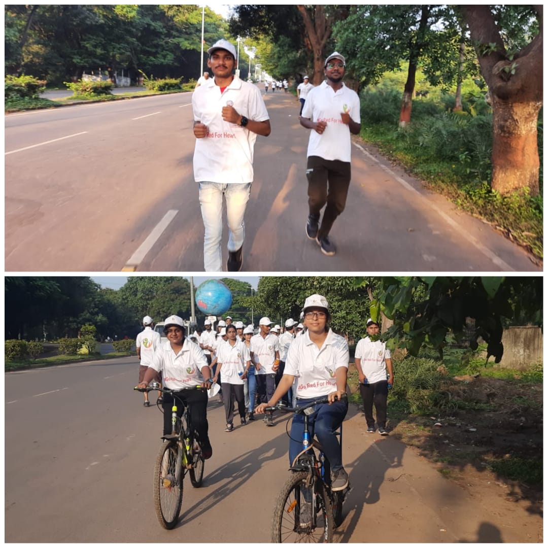 Nss_ssgi's tweet photo. Jai Hind 🇮🇳
On the occasion of #GandhiJayanti, #volunteers of @Nss_ssgi in association with #SurpreetChopraHeartFoundation participated in #GoRedForHeart - Walkathon/Run/Cycling.
@SurpreetChopra
@dschfoundation
#NSS
@YASMinistry
@NSSRDBhopal
@askabir_
@SamarendraS21
@dr_dsraghu https://t.co/JWjVoKmn3L