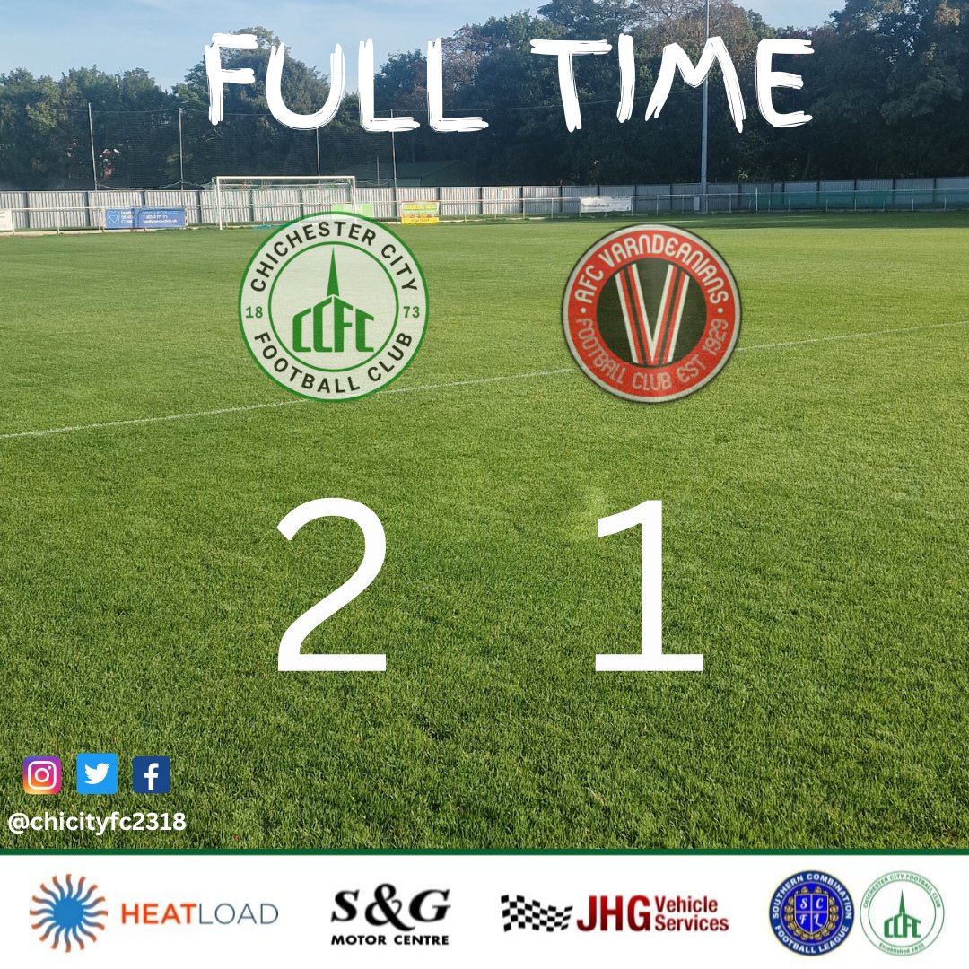 Full time at Oaklands Park. 3 points for our U18's thanks to a brace by Aaron O'brien.

#UpTheChi 🟢⚪️