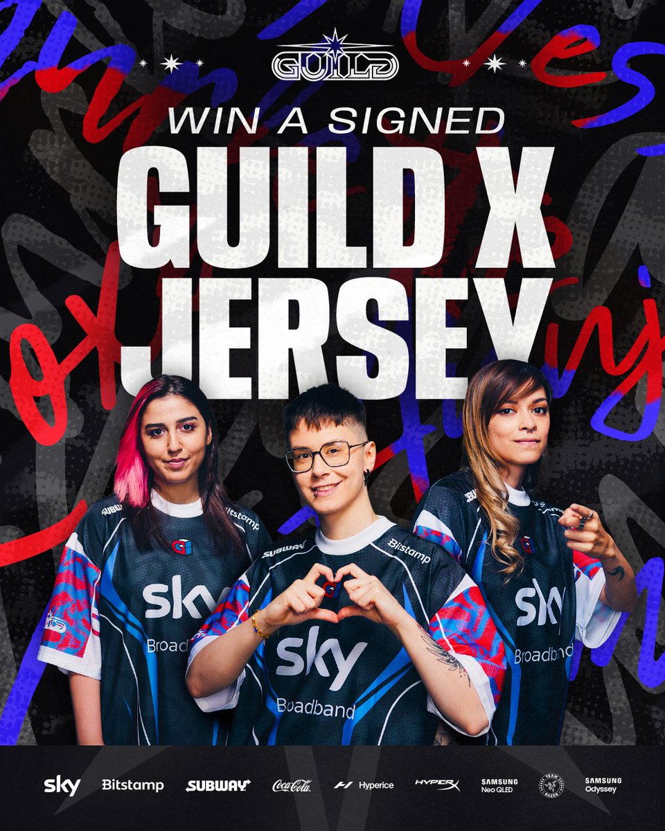 To celebrate reaching the Grand Finals, we're giving away a SIGNED Guild X jersey! 🙌

All you have to do is RT this tweet and reply with #LetsGoGuildX 💙❤️

Good luck 🫡

#VCTGameChangers