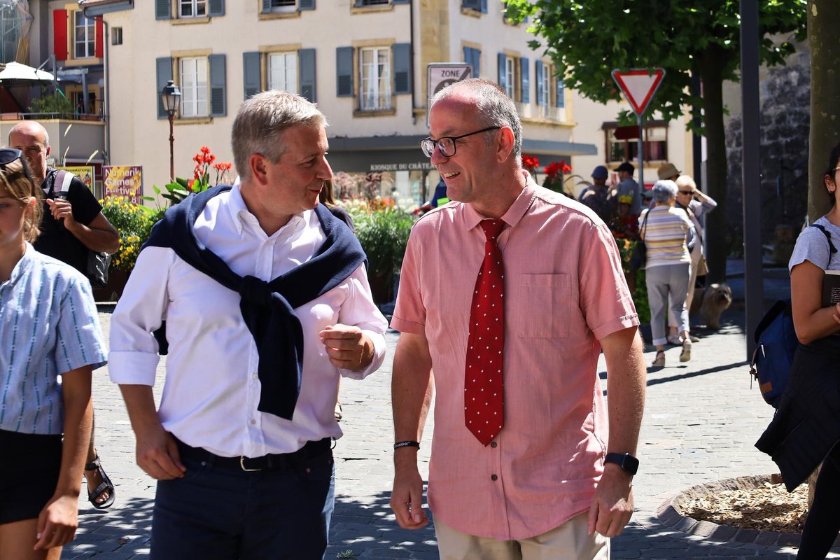 udcyverdon's tweet photo. Premier août à Yverdon avec Marco Chiesa, président de l’UDC. https://t.co/ylxEIOXkXo