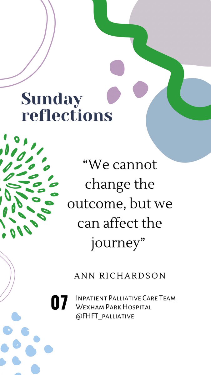 #sundayreflections #palliativecare #pallmed #palliativemedicine #palliativenursing #endoflifecare