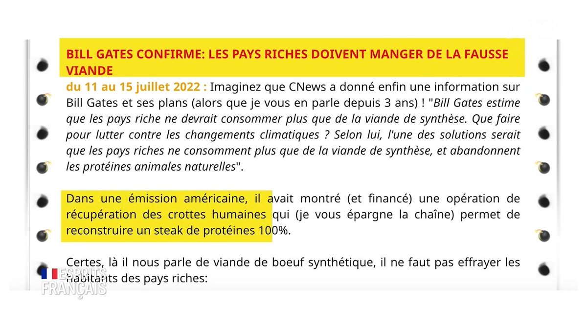 IzazabeilleLux's tweet photo. 📢💩📢💩📢💩📢💩📢💩📢Après le dystopique film #SoylentGreen #SoleilVert en 1973 où l'on mangeait nos vieux..2022 #Billgates alias #ShitBill finançe une opé de récupération des merdes humaines pour en faire des steacks protéinés . #PierreJovanovic https://t.co/OpEcX5R1ga