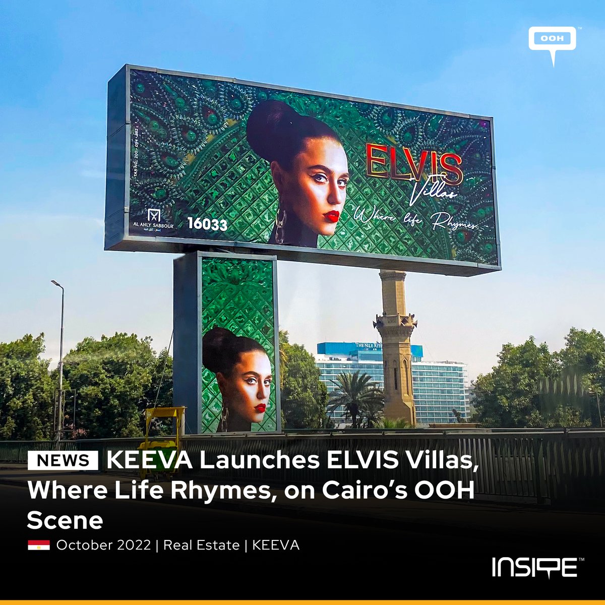 InsiteOOH's tweet photo. Style meets luxury in the #ELVIS villas by #KEEVA, coming to you from @AlAhlySabbour #Developments to #Cairo’s #billboards.
Read more... https://t.co/O0w117Z5I3
#InsiteOOH #Egypts_OOH_Reference 🇪🇬
#Stay_Tuned 🤙 https://t.co/tqu3MSbeW7