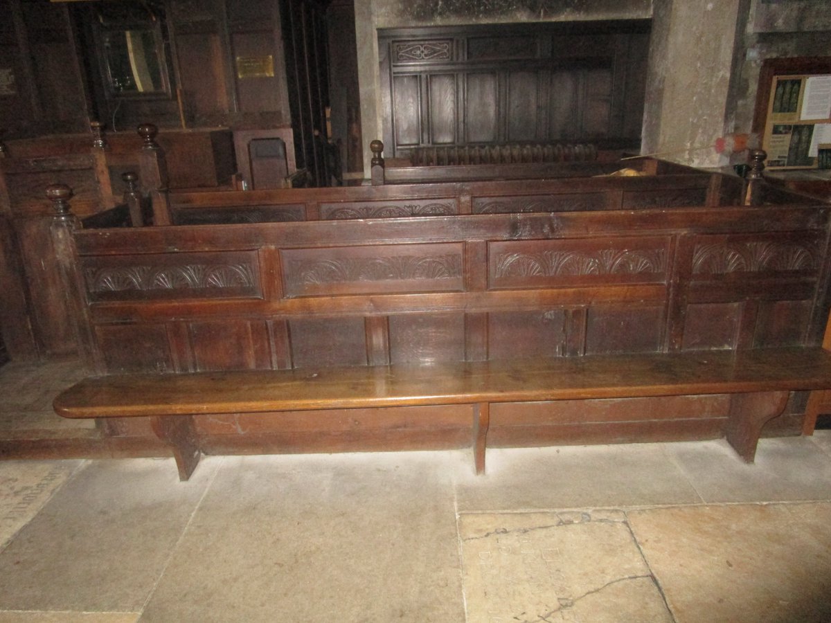 Lovely wooden pews, Bolton Percy