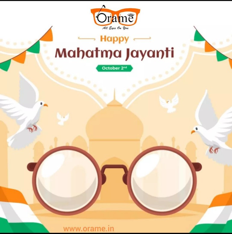 HAPPY MAHATMA JAYANTI 🇮🇳
From ORAME 
.
.
.
#orame #eyefashion #eyeglasses #newlook #attractivelook #decentlook #doortodoorservice #2oct_gandhi_जयंती #trendingeyewear #freehomedelivery #rimlesssunglasses #vision2022
#attractionmarketing  #gandhijayanthi #trendindia #youngindia