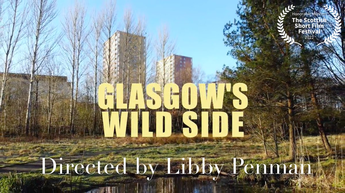 Scottishshorts's tweet photo. One last shout out, and that's an Honourable Mention to Libby Penman for another brilliant nature documentary: 'Glasgow's Wild Side' 🏴🎥🥇
Congratulations!
@hello_acs @thaywoodphoto @Private_House @Wexpresif @raptorfilmz #SSFF #SSFF2022 #film #filmfestival #Scotland #indiefilm https://t.co/gK2X0ZlXrk