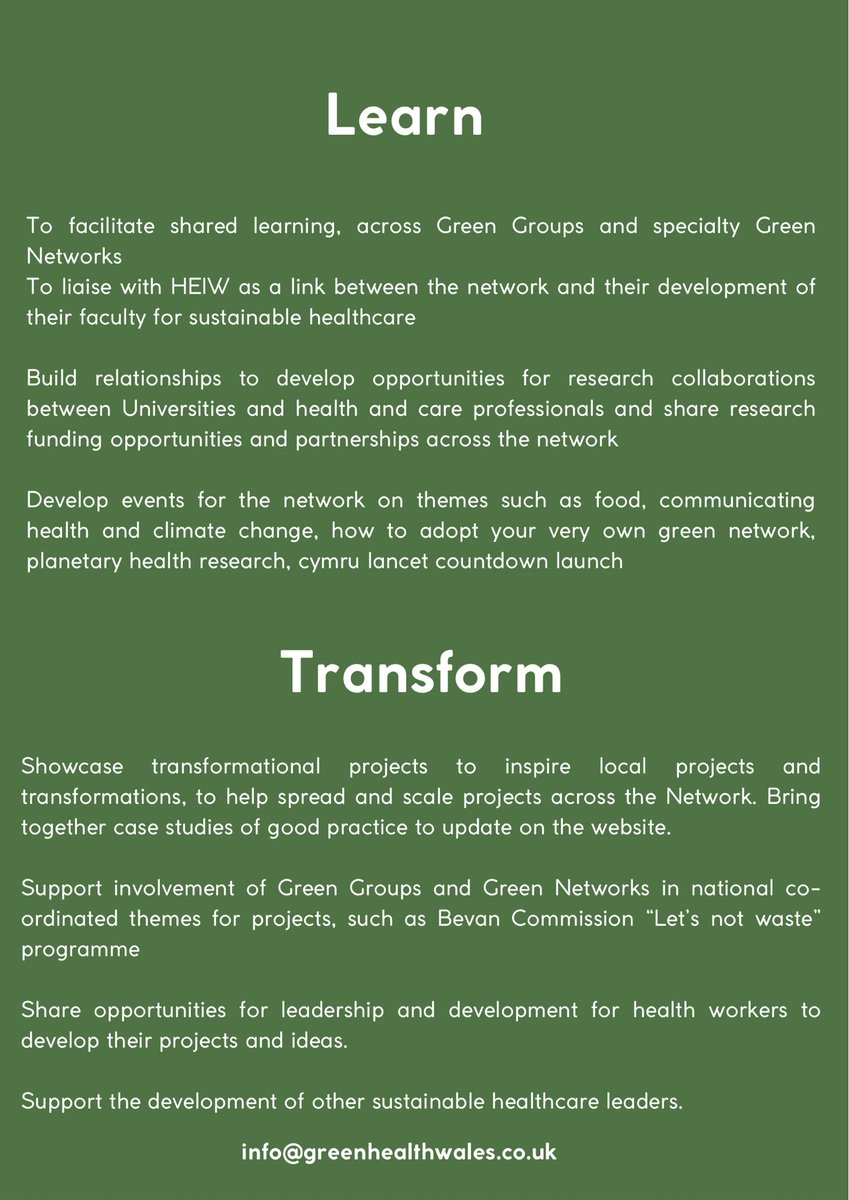 📢 Paid Opportunities to join the Green Health Wales team! 🌍🏴󠁧󠁢󠁷󠁬󠁳󠁿

Passionate about sustainable healthcare? Have the skills to work on some of the below? 

We'd love to hear from you! 📩
greenhealthwales.co.uk/opportunities