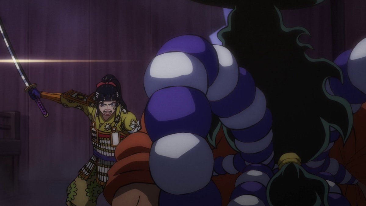 ANIMATION OF ONE PIECE on Twitter "ワンピース 第1035 百獣蹂躙！光月家の終焉！ Source