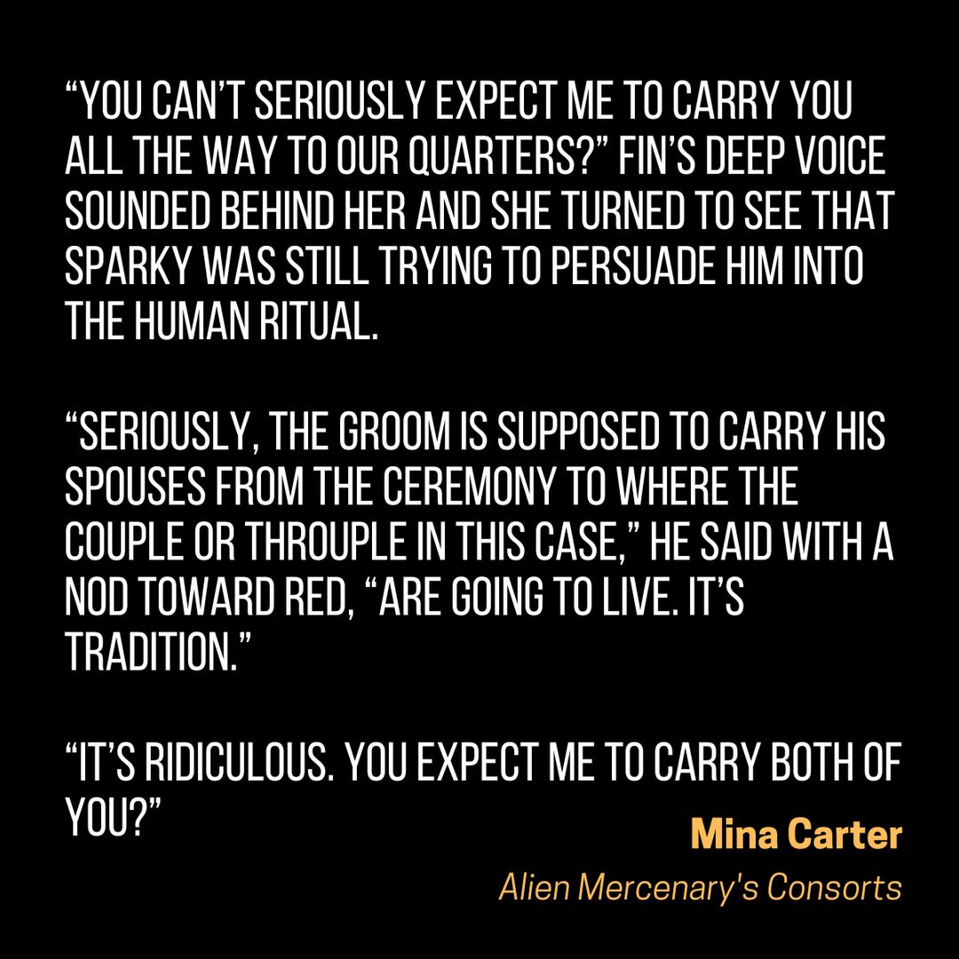 IT'S HERE!! New release available now!!

books2read.com/alienmercenary…

#alienmercenaries #books #sciencefictionromance #SFR #minacarter #books #lovetoread #lovebooks #bookworm #Romance #sfromance #alienromance #romancebooks  #latharmercenaries #warborne #alienmercenarysconsorts