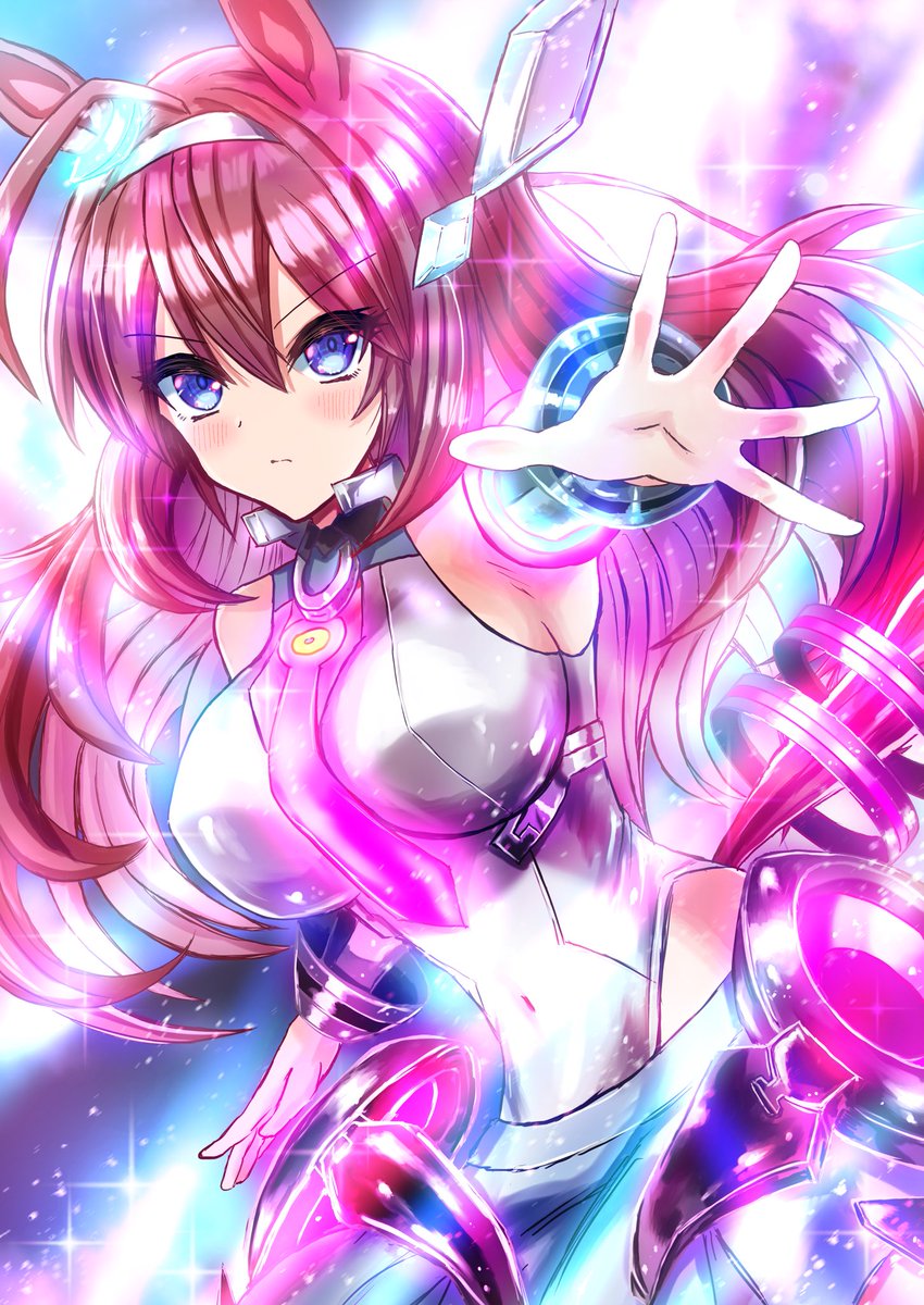 ダイワスカーレット(ウマ娘) 「今回の漫画でフォローしてくださった方へ、これまではこんな感じのウマ娘絵書いてます」|弘樹のイラスト