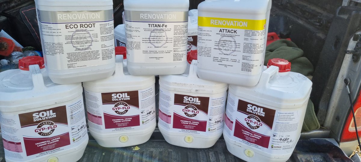 Bit of disease protection going out this week. Get things going after renovations. #workingwithnature #organic #GYPFLO