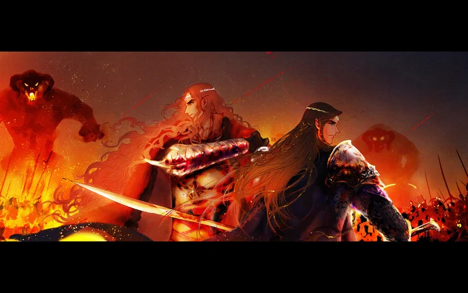 La Batalla de las Lágrimas Innumerables es un derrota aplastante para los elfos. Fingon muere cuando Gothmog le propina un hachazo que parte su yelmo en dos. 