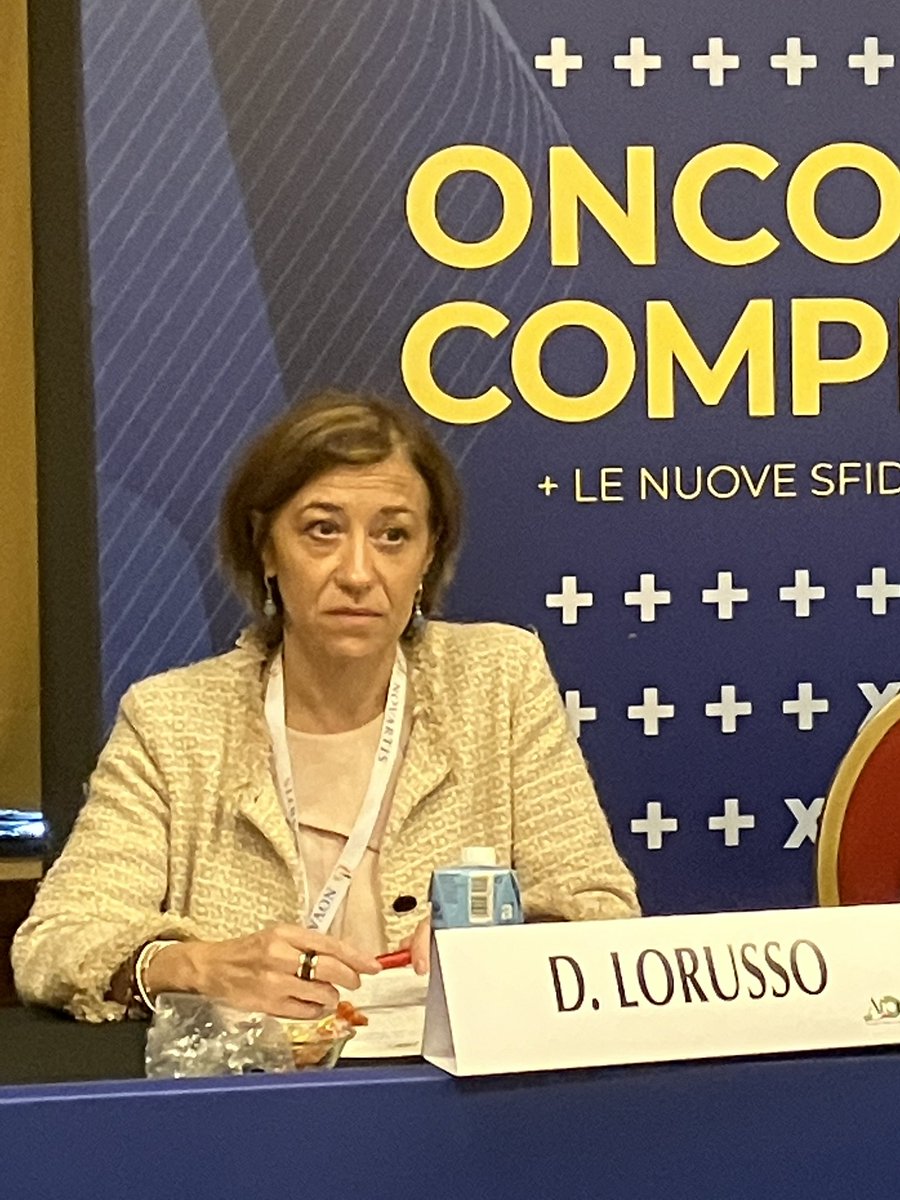 Oncoinfo_it's tweet photo. D. Lorusso: “Finalmente il tetto di cristallo del #testBRCA è stato sfondato: ora tocca al test #HRD. Per la prima volta nel mio lavoro non si parla di sopravvivenza libera da progressione ma di sopravvivenza in generale, di guarigione”.
#parpinibitori #tumoreovaio @AIOMtweet https://t.co/kwRWzCsnYG