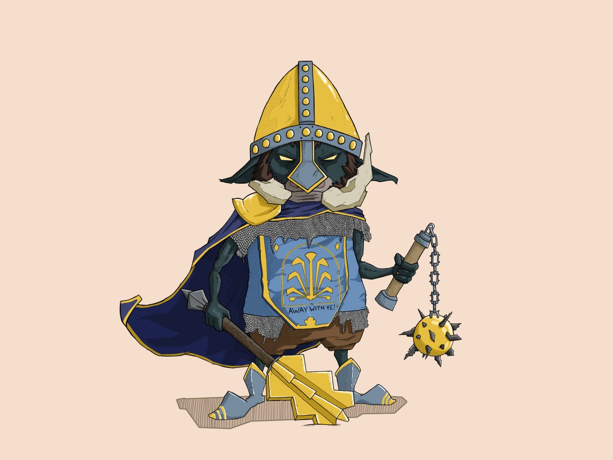 SneakySlamberts's tweet photo. Congrats to our very own @itsmodsiw for winning the Sir Boar the Younger 1/1 in yesterday's Legendary Collection raffle!

The Golden Protector, the Royal Knight, Defender of Hog City.  A crack of his mace a day keeps the baddies at bay...

See more below... https://t.co/je02a9bH9D