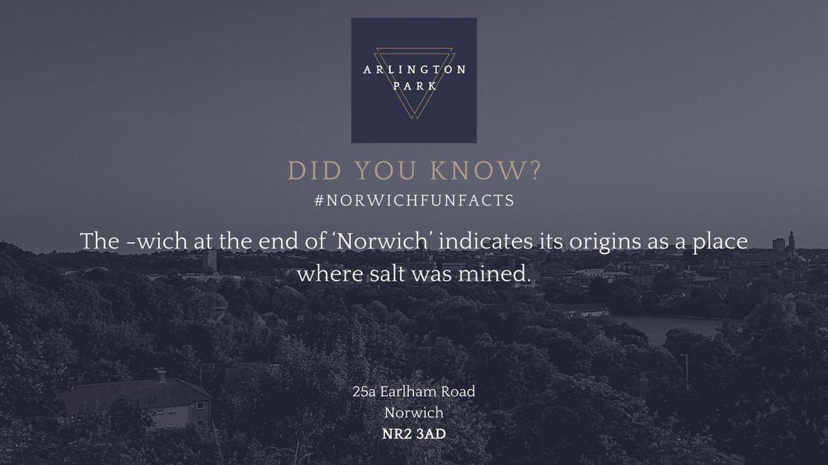 ArlingtonParkNR's tweet photo. Sunday Trivia - Did You Know? ๐ค
.
.
.
.
.
.
#norwichfunfacts #norwich #norwichcity #castlequarter #norwichlife #independentbusiness #supportlocal #supportlocalbusiness #estateagent #estateagency #estateagents #propertyexpert #norfolk https://t.co/AiirKvSFGj