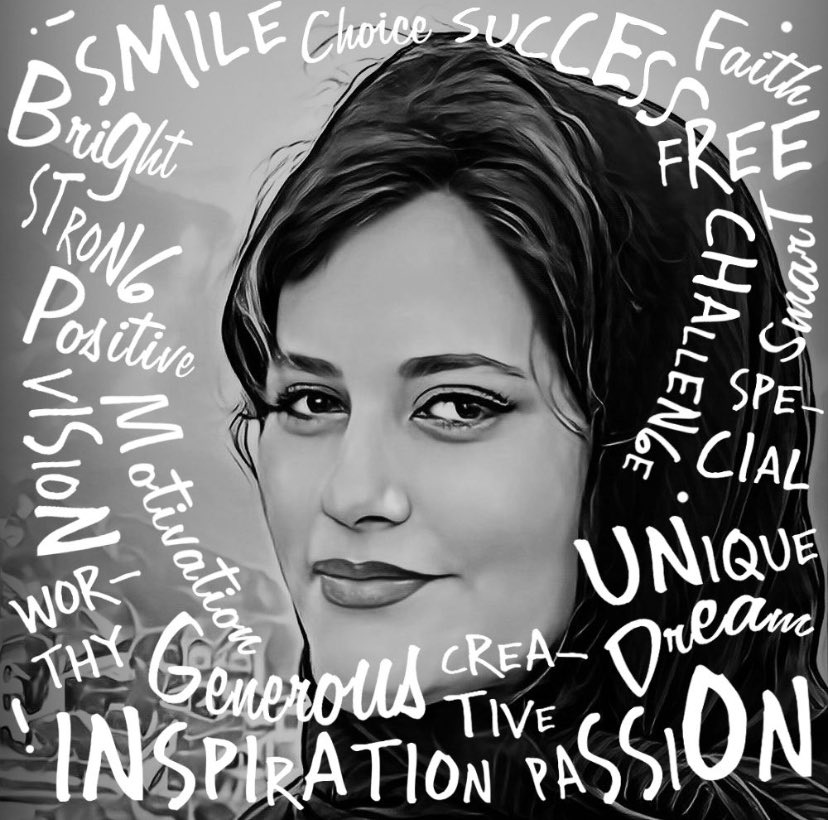 غم به نوری روشن تبدیل شده تا به دنیا نشان دهد که دیگر از تاریکی نمی ترسیم. شما نمی توانید سایه خود را در تاریکی ببینید، پس مطمئن باشید که هرگز تنها نیستید. بگذارید نور شما بدرخشد و صدای شما تقویت شود. با عشق، ادی #MahsaAmini #OpIran 💚🕊❤️