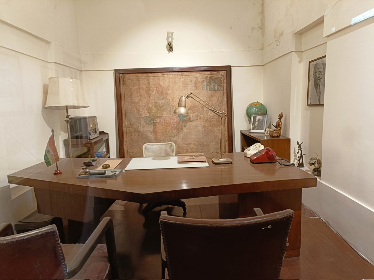 MortalPrince's tweet photo. From the visit to Lal Bahadur Shastri's home-cum-office. https://t.co/oex17r6d2b