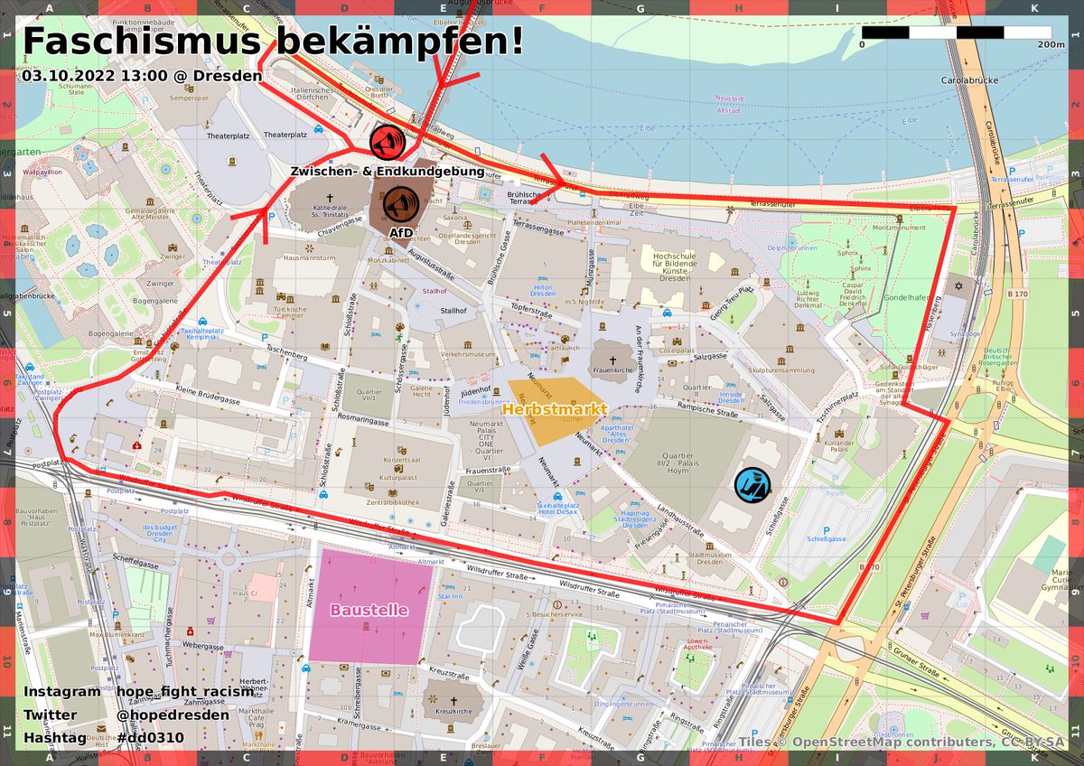 Wir Demonstrieren am Montag gegen die Veranstaltung der #AFD auf dem Schlossplatz, wir freuen uns auf Redebeiträge und Demostimmung. Kommt vorbei und helft uns Rassist*innen etwas entgegen zu stellen.
Start ist um 13 Uhr auf dem Alaunplatz. Alerta!
#dd0310 #fghtafd #fghtnzs