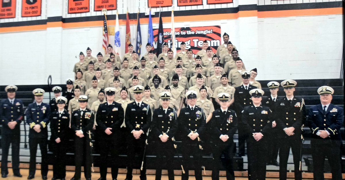 BarnegatHSNJRO1's tweet photo. HAPPY 5th ANNIVERSARY.Sept 2017 NJROTC gets started by Master Chief Michael Dunkin, USN(Ret) with 30 Cadets. In Dec 2018, CWO James Mackey, USCG(Ret) con't Dunkin's success with 80+ in 2022. Result, 13 join military. Millions of $$$ in Edu. GI Bill,ROTC Scholarships, Academies. https://t.co/ohNKFkEmX6