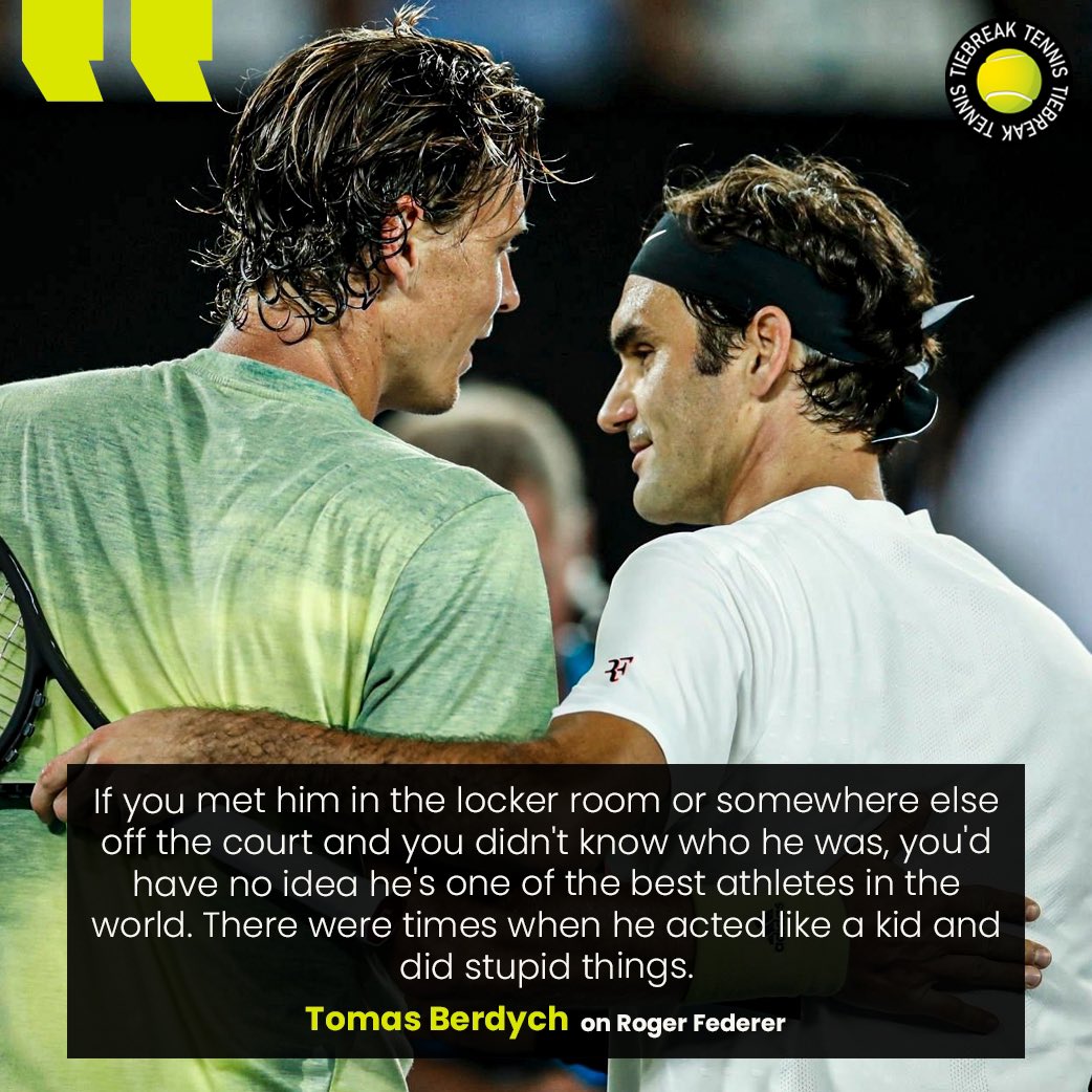tiebreaktennis_'s tweet photo. 💬 "What he did for tennis cannot be outweighed by any results." – Tomas Berdych
📸Getty
#tomasberdych #berdych #federer #rogerfederer #tiebreaktennis https://t.co/OCyWdZGyyj