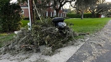 DrStanCastor's tweet photo. Dr. Castor has been hard at work the past three days! There’s a lot of sweat and hard work in these piles! The office will reopen tomorrow at 8:30am.
#ian #hurricaneian #stillnopower #powerneverwentoutattheoffice https://t.co/UFfKM71xzJ