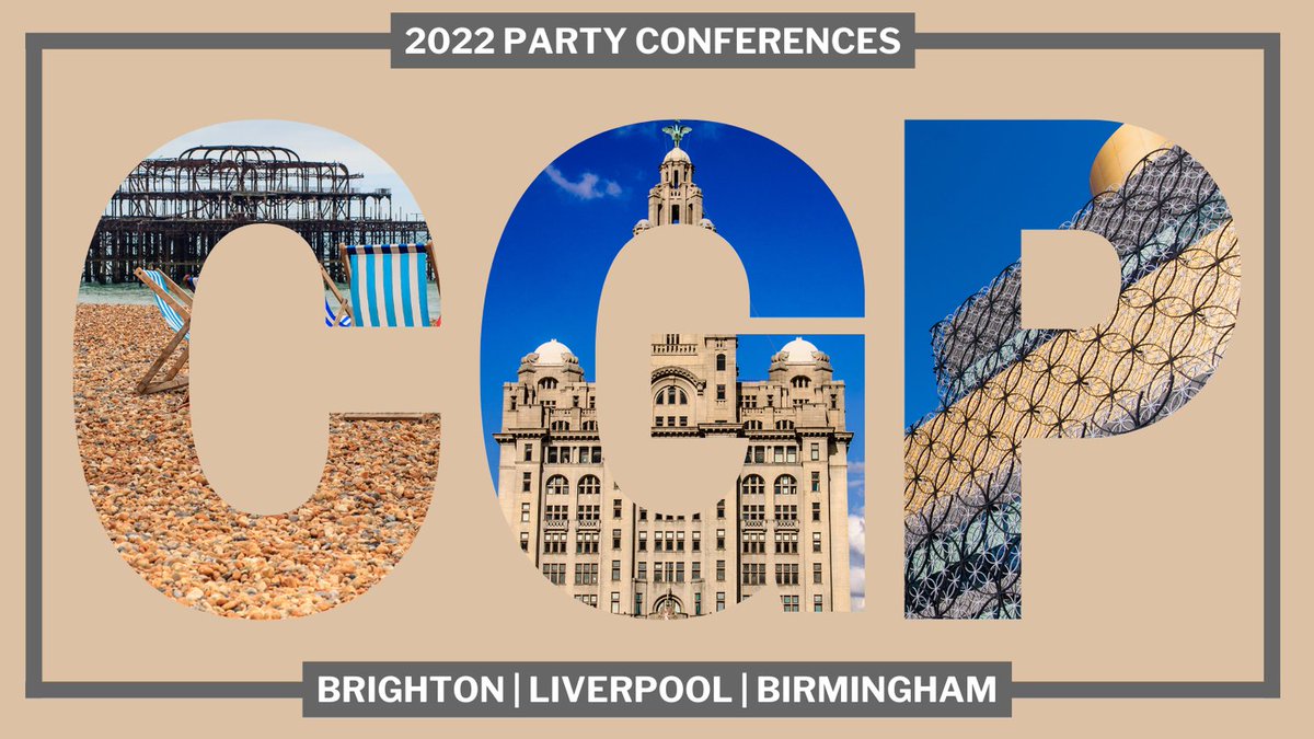 🧵 UPDATED TIMES: Join us at Conservative Party Conference for our incredible line up of events looking at the UK's role on the world stage! Take a look at our schedule below. #CPC22 #GlobalBritain 👇