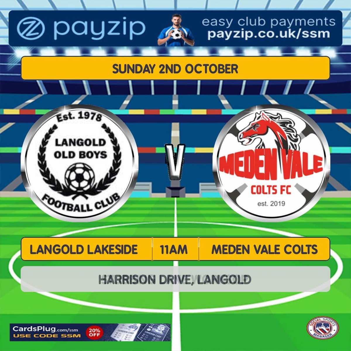 We go again today against Langold Lakeside hoping to get our first win of the season on the back of a solid cup win last week #UTFV