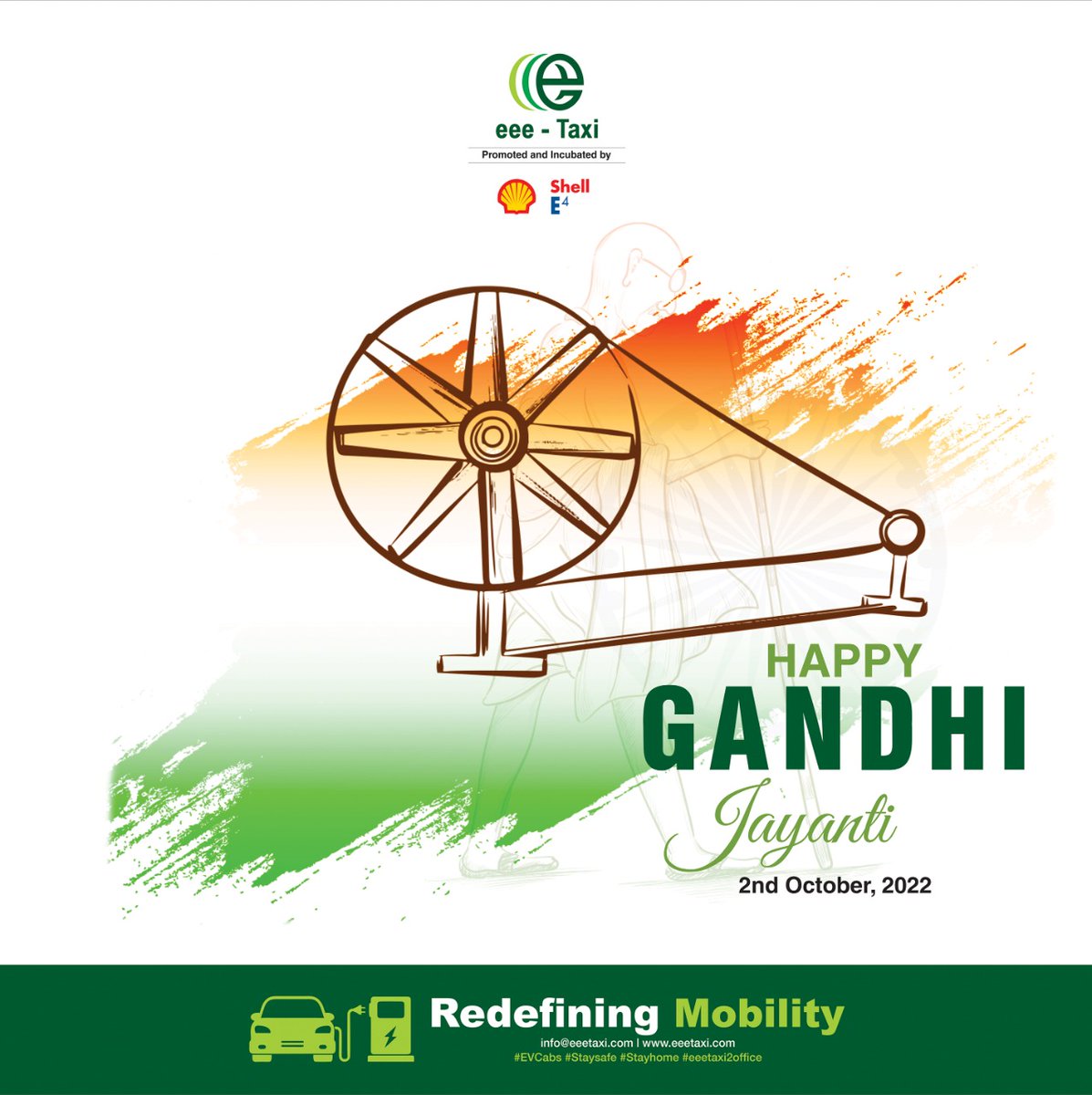 eee_taxi's tweet photo. EEE-Taxi wishes you a Happy Gandhi Jayanti!

#happygandhijayanti #eeetaxi #shelle4 #switctoelectric#savethepalent#gogreen#redefiningmobility https://t.co/0OskX1tfez