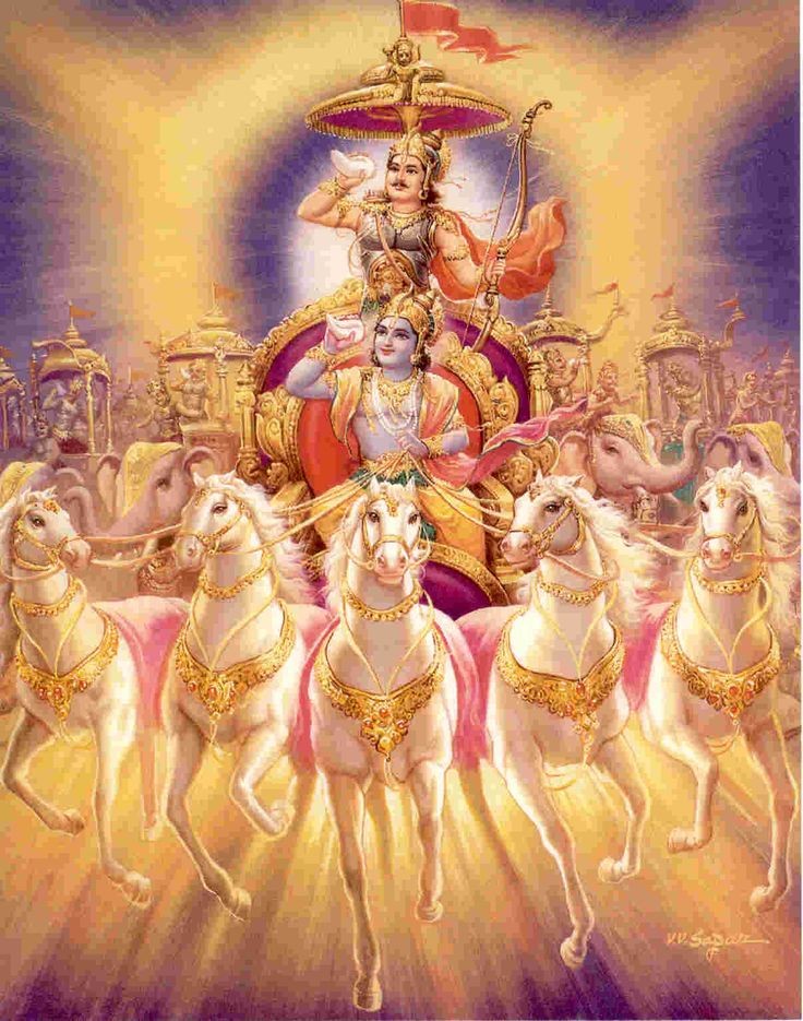 The_sidhantin's tweet photo. At the moment of death let my love be for Bhagavān Kṛṣṇ who to protect the chariot of  Arjunheld the charioteer's whip in one hand and the horses'reins in another looking most charming in that role.Those who simply saw Him on the battlefield of Kurukṣetr attained SārūpyaMukti https://t.co/5dfCUQfiw0