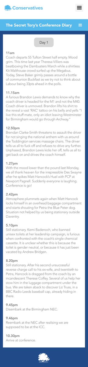 mrhenrymorris's tweet photo. EXCLUSIVE: My Conservative Conference Diary 2022. 

Day One. https://t.co/rsj24fxsmV