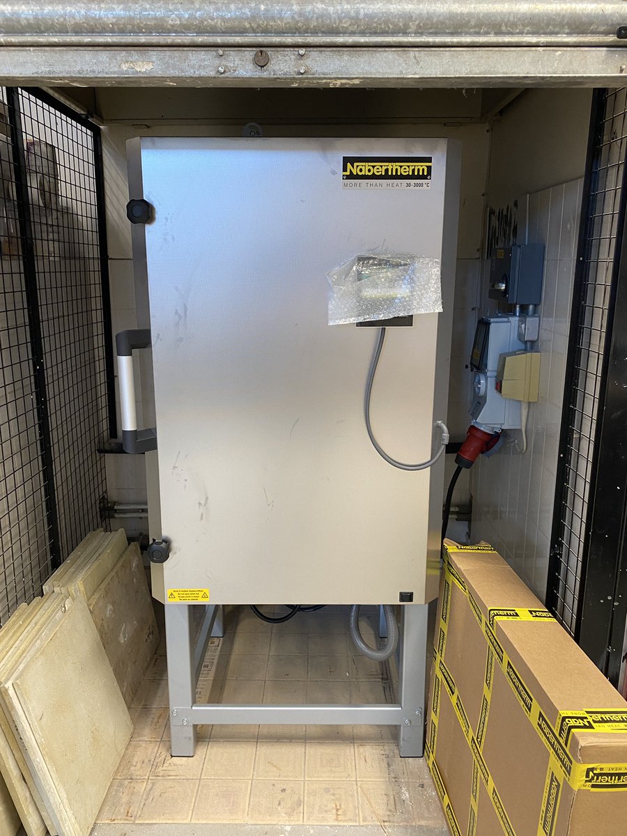 So excited that we have a new kiln. It’s very high tech, we will be able to control it from an app! The new kiln will enable us to continue to deliver our  ceramics curriculum and develop our Three-Dimensional Design GCSE @CityofLdnSchool