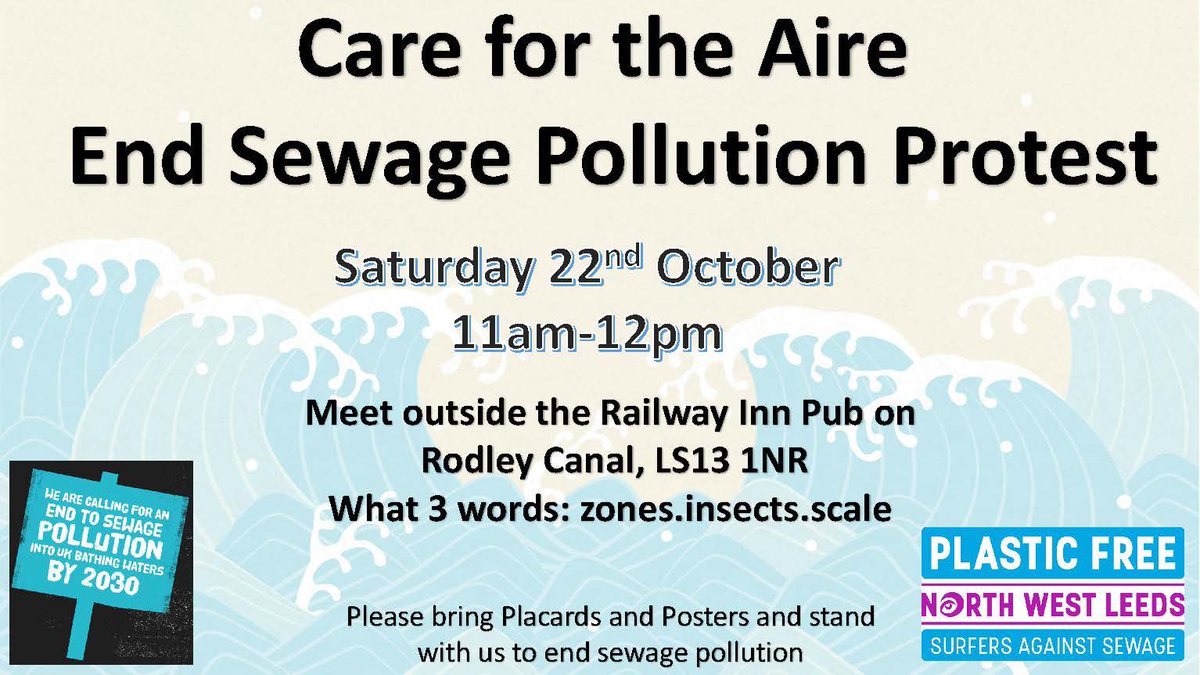 Plastic free NW Leeds 💙🇺🇦🌎🐝🇪🇺 (@pfreenwleeds) on Twitter photo A protest in #leeds to #endSewagePollution 💩 <a href="/jamiehanley/">Jamie Hanley🇺🇦</a> <a href="/JaneAitchison/">Jane Aitchison</a> <a href="/petercarlill/">Cllr Peter Carlill</a> <a href="/CalFarCraig/">Craig Timmins</a> <a href="/alexsobel/">Alex Sobel MP for Leeds Central and Headingley</a> <a href="/RachelReevesMP/">Rachel Reeves</a> <a href="/johngarvani/">John Garvani</a> @CllrWalshaw A protest in #leeds to #endSewagePollution 💩 <a href="/jamiehanley/">Jamie Hanley🇺🇦</a> <a href="/JaneAitchison/">Jane Aitchison</a> <a href="/petercarlill/">Cllr Peter Carlill</a> <a href="/CalFarCraig/">Craig Timmins</a> <a href="/alexsobel/">Alex Sobel MP for Leeds Central and Headingley</a> <a href="/RachelReevesMP/">Rachel Reeves</a> <a href="/johngarvani/">John Garvani</a> @CllrWalshaw