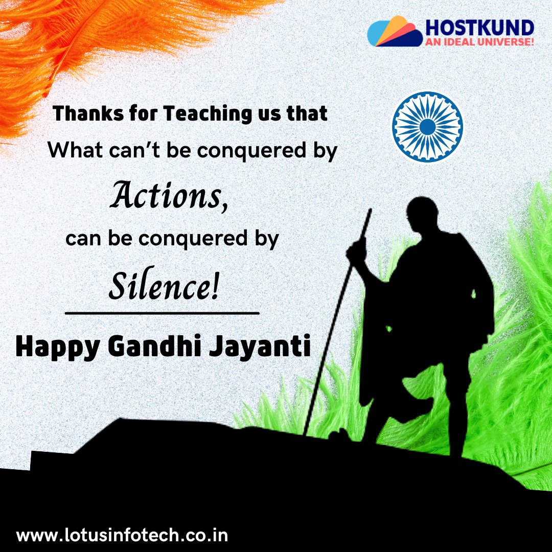 hostkund's tweet photo. Wishing you a Happy Gandhi Jayanti. "The weak can never forgive. Forgiveness is the attribute of the strong." #gandhijayanti https://t.co/9dKwzhuXhZ