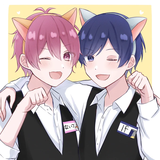 9/29は招き猫の日だったらしいので今更ながら招き猫の日ならぬまねきねこの日(?)#いれいすあーと 