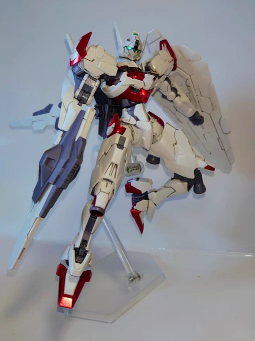 ガンダム楽しみの舞いルブリスは色赤にしてみた 