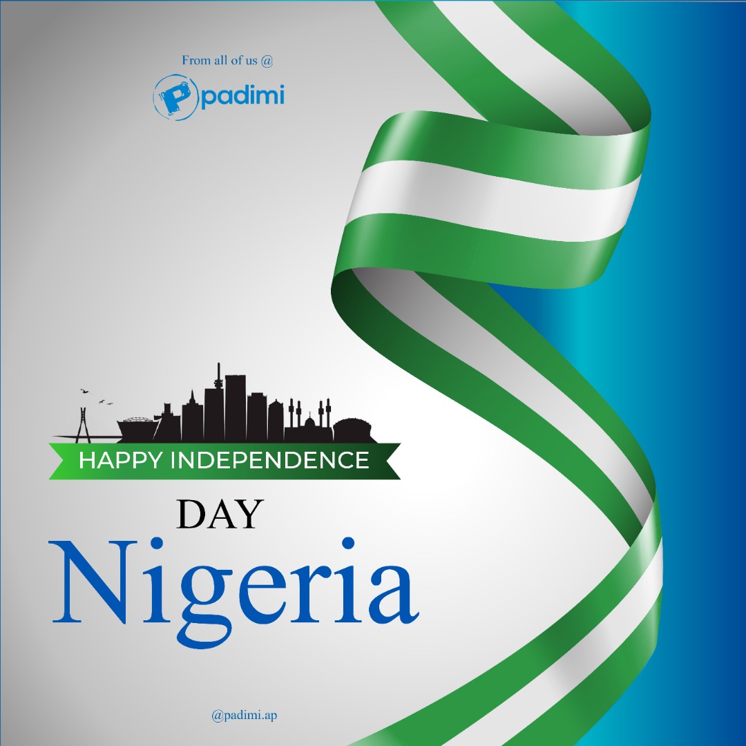 padimico's tweet image. Happy independence Day to you. We hope you find and gain Independence from every affliction . Join @padimi1 as we help you march towards  social security . Happy Independence Day Nigeria.