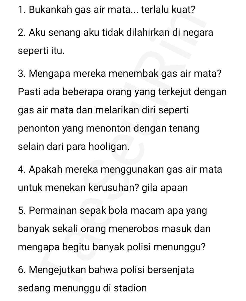 cewekSM's tweet photo. Gak heran Lee Minho sampe posting pray for indonesia. Beritanya aja dah masuk Hot Topic di Theqoo "Setidaknya 127 tewas dalam kerusuhan lapangan sepak bola di Indonesia". Ini ada beberapa komentar knetz yg aku ambil dari sana. Rest in peace for all victims🌹

#PrayForKanjuruhan https://t.co/xccpSalr5G