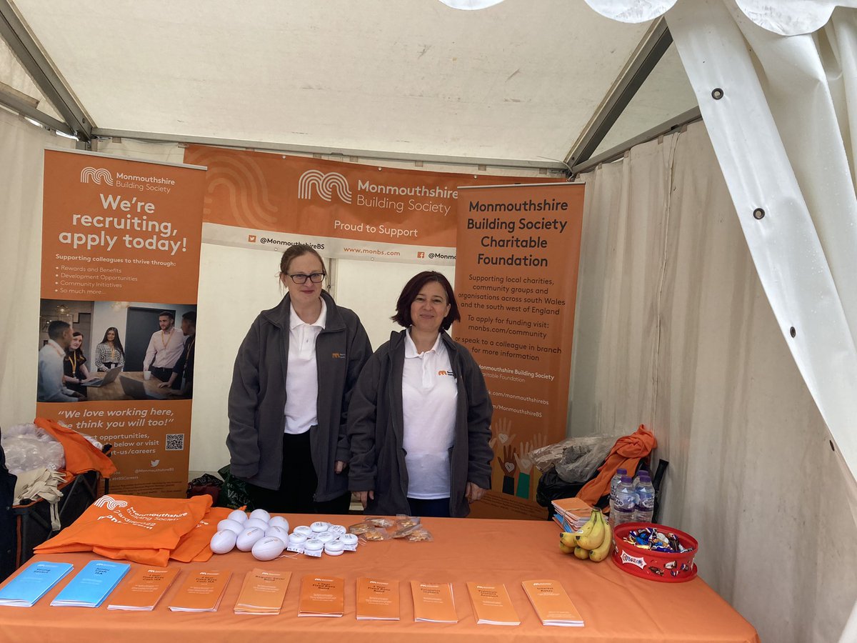 MonmouthshireBS's tweet photo. Meet our Cardiff team @CardiffHalf today, weโll be in the runners village all day, and in our brand new branch on Queen Street from tomorrow! #cardiffhalf #mbs #cardiff2022 https://t.co/YDrdRCFbT7