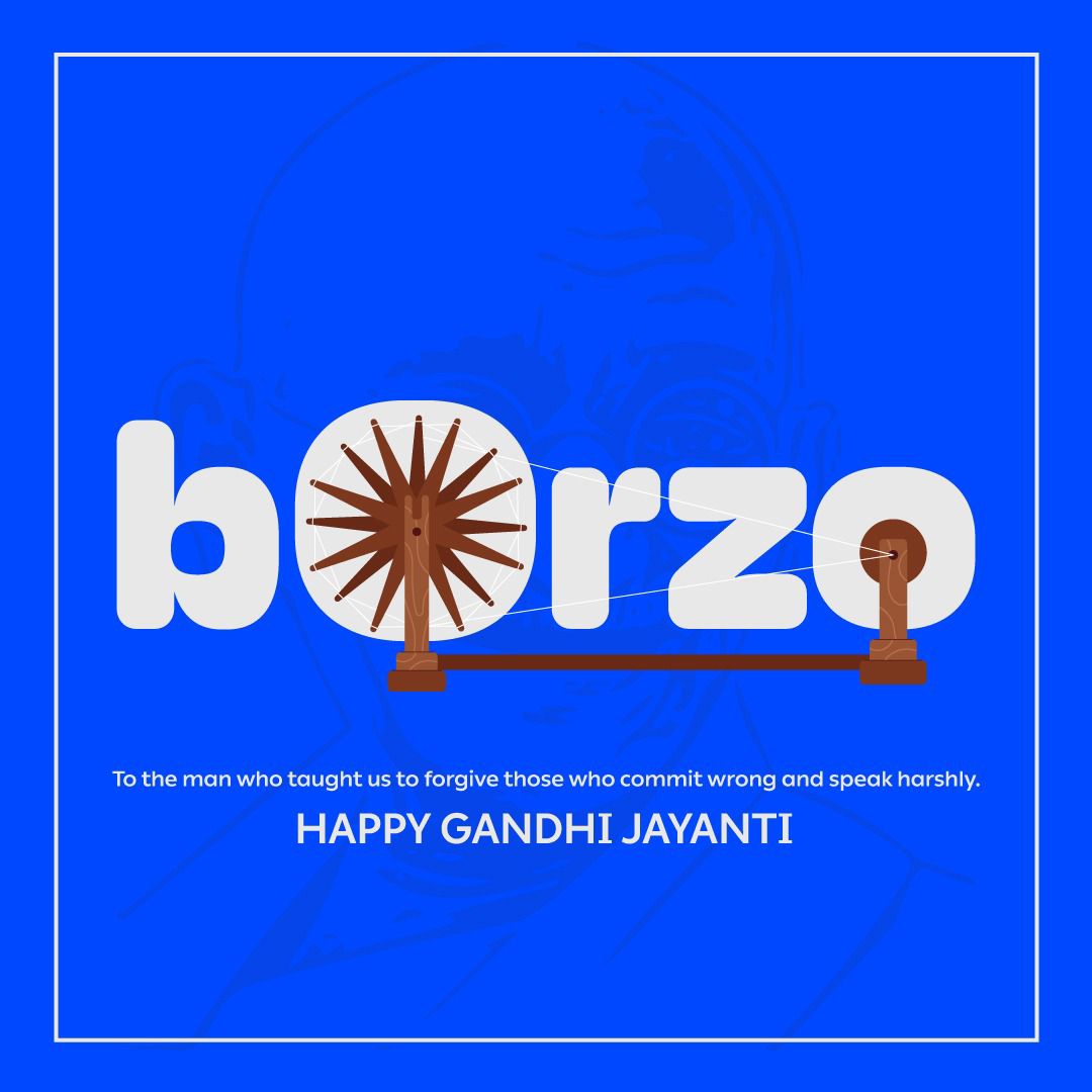 BorzoWefast's tweet photo. Bapu me tha dumπͺ
He came, he struggled, he conquered.
Wishing the GOAT - Happy Birthday!π
Borzo pays homage to our Father of the Nationππ»
#gandhijayanti #mahatmagandhi #fatherofthenation #borzoin #borzo #deliveryservice #courierservice #deliveryforbusiness https://t.co/9c1aqzxDFa