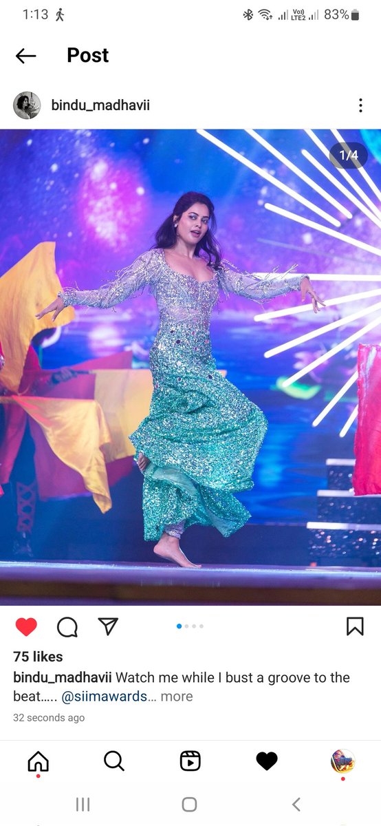 Sans5art1's tweet photo. #BinduMadhavi Papa #SIIMA dance photo https://t.co/V5bTdb5VLS
